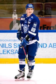 Leksands Veli-Matti Savinainen på uppvärmningen före