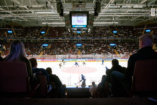 Översiktsbild över Tegera Arena