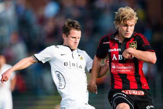 Häckens Gunnar Heidar Thorvaldsson och Brommapojkarnas