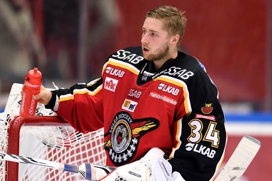 Luleås målvakt Joel Lassinantti
