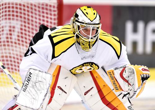 Brynäs målvakt Bernhard Starkbaum