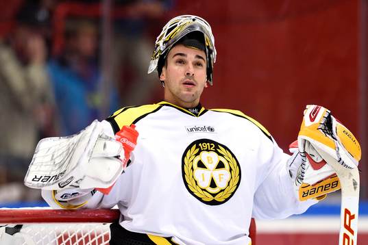 Brynäs målvakt Bernhard Starkbaum