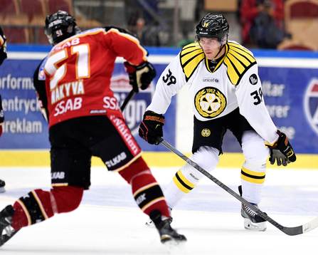 Brynäs Jonas Nordqvist täcker skott