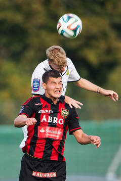 Brommapojkarnas Mauricio Albornoz och Häckens David