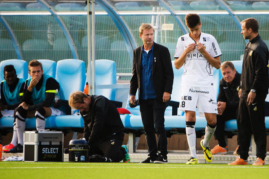 Häckens tränare Peter Gerhardsson