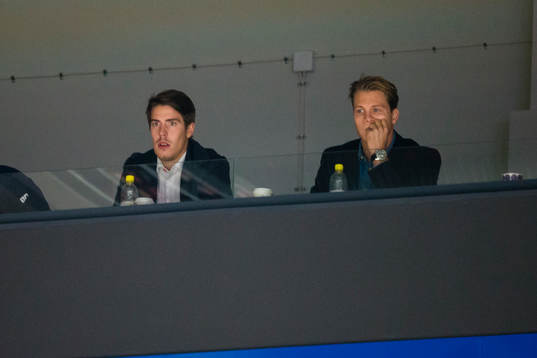 Växjös skadade spelare Sebastian Erixon och Patrik Lundh