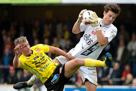 Bläddra bland fler bilder av Fotboll, Allsvenskan, Mjällby - Elfsborg