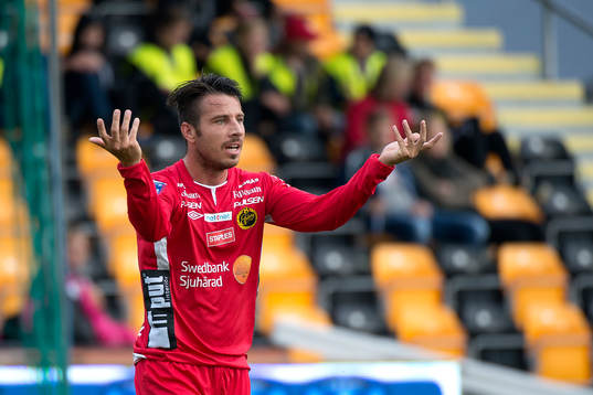 Elfsborgs Mikkel Beckmann missnöjd