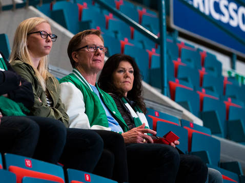 Tommy Boustedt på läktaren