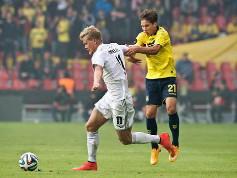 Andreas Cornelius, FCK Andrew Hjulsager, BIF