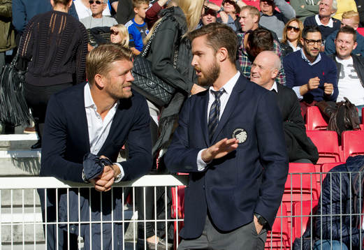 Marcus Allbäck, SWE and Per "Pelle" Nilsson, FCK