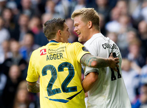 Daniel Agger, BIF and Andreas Cornelius, FCK