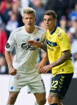 Daniel Agger, BIF and Andreas Cornelius, FCK