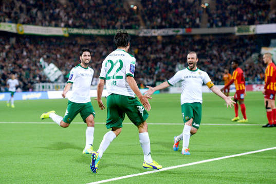Hammarbys Lars Fuhre jublar