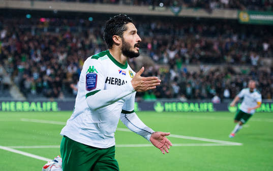 Hammarbys Pablo Pinones-Arce jublar