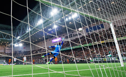 Hammarbys Kennedy Bakircioglu skjuter in 4-0 bakom