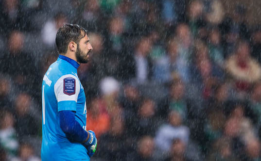 Syrianskas målvakt Dejan Garaca