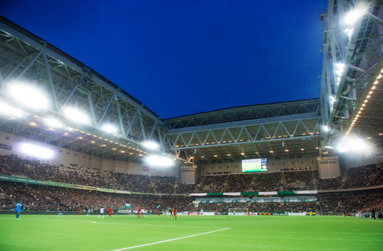 Öppet tak på Tele2 Arena