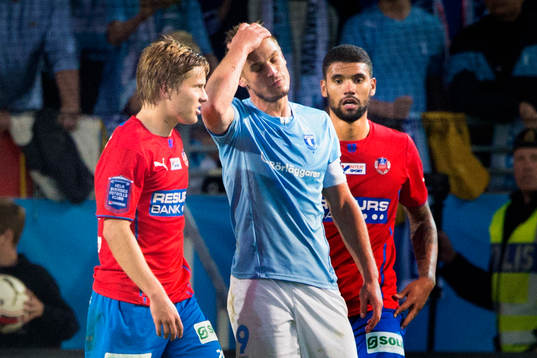 Malmö FFs Markus Rosenberg deppar