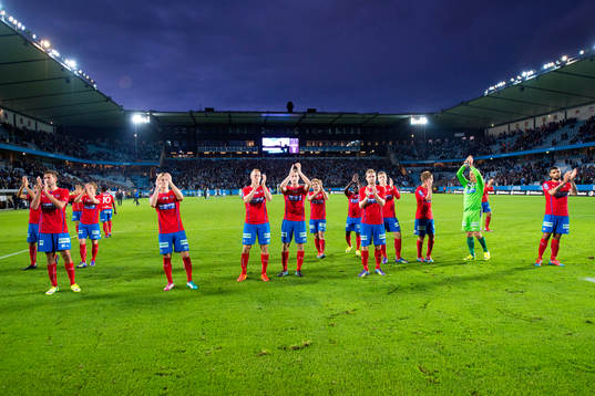 Helsingborgs spelare tackar publiken