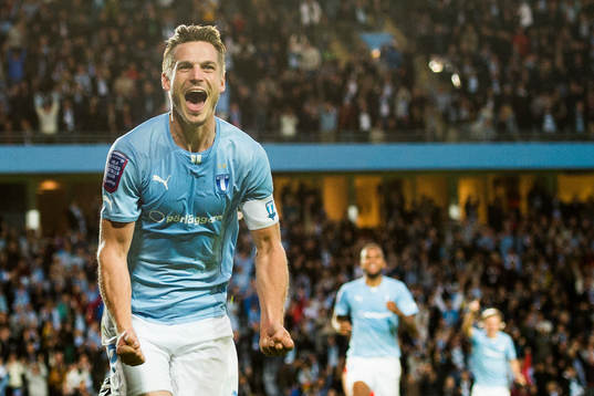 Malmö FFs Markus Rosenberg jublar
