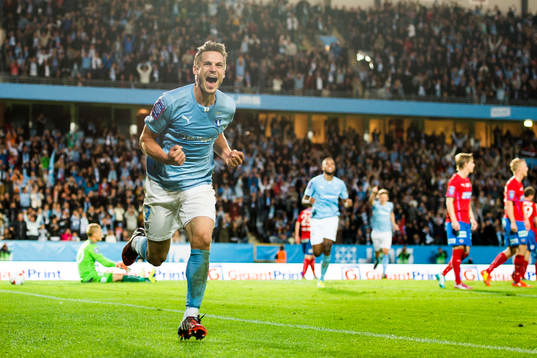 Malmö FFs Markus Rosenberg jublar