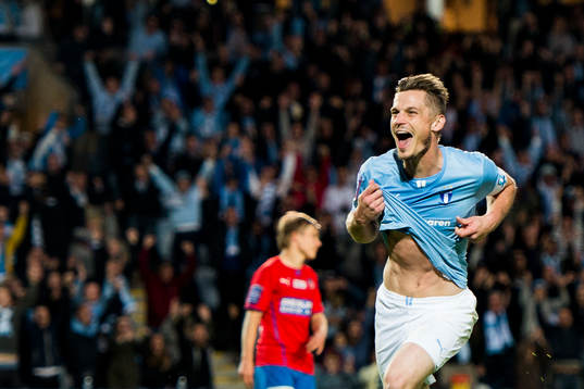 Malmö FFs Markus Rosenberg jublar