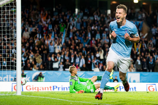 Malmö FFs Markus Rosenberg jublar