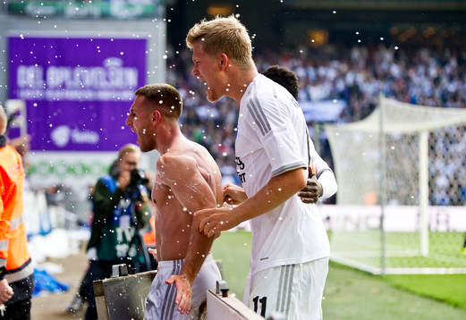 Baskim Kadrii, FCK Andreas Cornelius, FCK Danny Amankwaa,