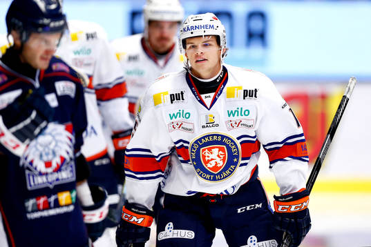 Växjös Malte Strömwall jublar