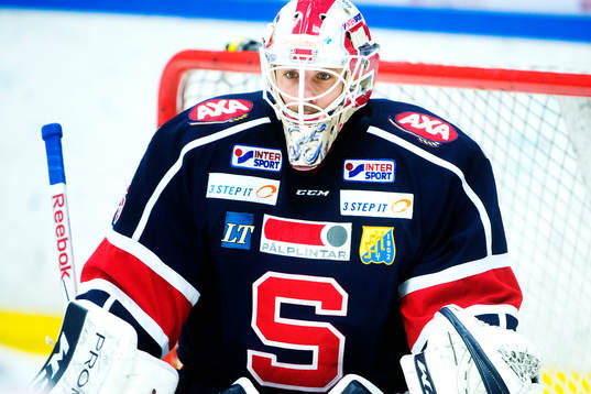 Södertäljes målvakt Tim Sandberg