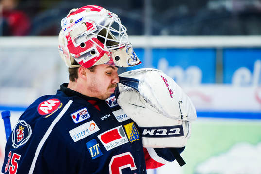 Södertäljes målvakt Tim Sandberg