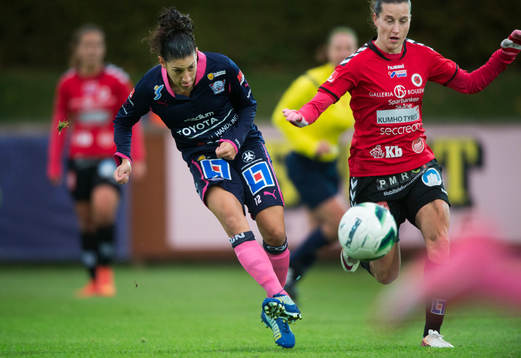 Linköpings Claudia Teresa Neto Pires och Kristianstads