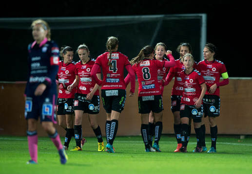 Kristianstads Marija Banusic har avgjort med 1-0 i matchen