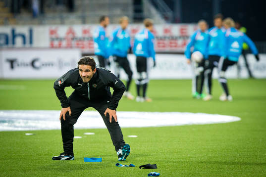 Örebros Nordin Gerzic innan matchen mellan Örebro och