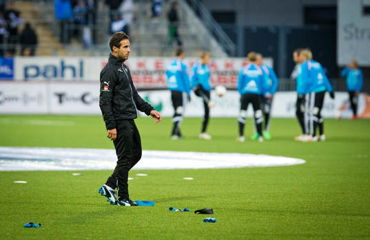Örebros Nordin Gerzic innan matchen mellan Örebro och