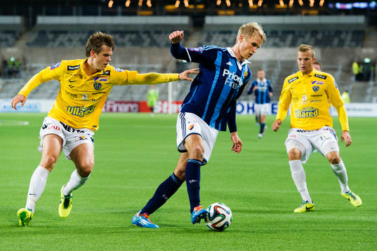 Falkenbergs Daniel Johansson och Djurgårdens Sebastian