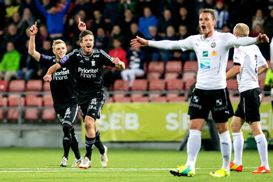 IFK Göteborgs Lasse Vibe jublar