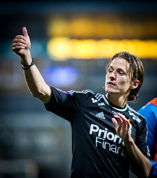IFK Göteborgs Lasse Vibe jublar