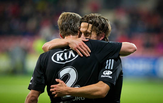 IFK Göteborgs Lasse Vibe jublar