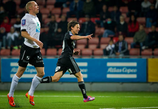 IFK Göteborgs Lasse Vibe gjorde hattrick mot Örebro, på
