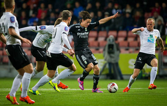 IFK Göteborgs Lasse Vibe gjorde hattrick mot Örebro, på