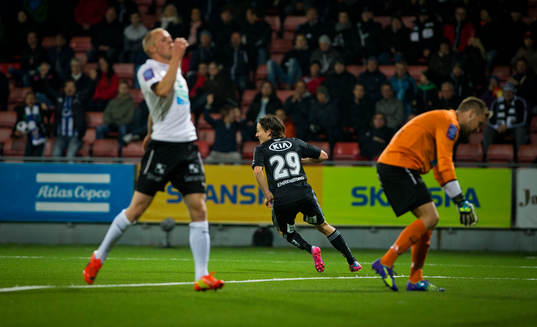 IFK Göteborgs Lasse Vibe gjorde hattrick mot Örebro, på