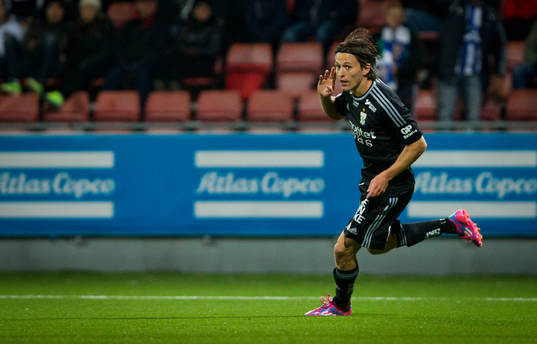 IFK Göteborgs Lasse Vibe gjorde hattrick mot Örebro, på