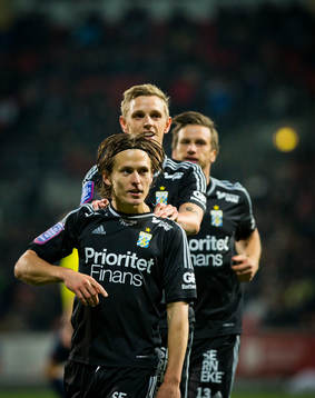 IFK Göteborgs Lasse Vibe gjorde hattrick mot Örebro, på