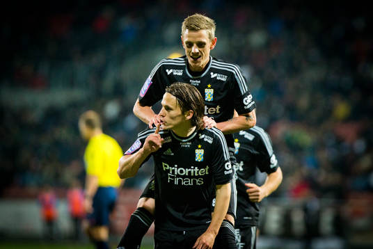 IFK Göteborgs Lasse Vibe gjorde hattrick mot Örebro, på