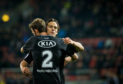 IFK Göteborgs Lasse Vibe gjorde hattrick mot Örebro, på