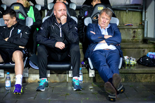 Malmö FFs assisterande tränare Olof Persson och tränare