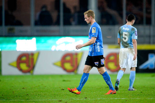Halmstads Gudjón Baldvinsson deppar