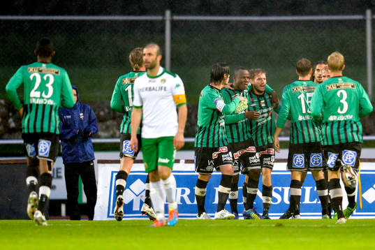 Varbergs Karl Söderström jublar